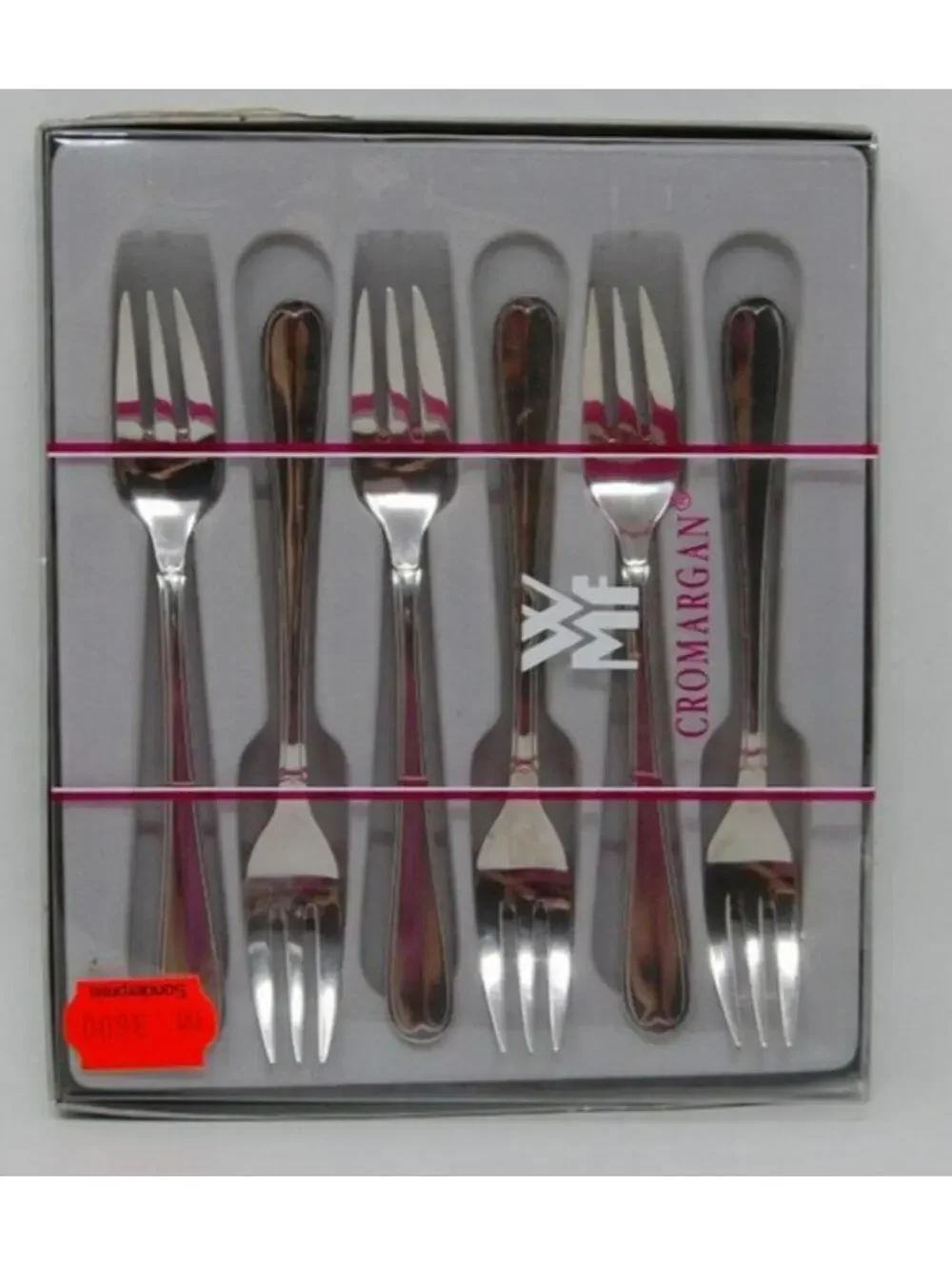 Nurnberg WMG Cromargan 6 Small Cake Forks Stainless Steel 18/10 in Box 6.25